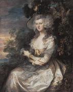 Thomas Gainsborough Mrs Thomas Hibbert. Neue Pinakothek. oil